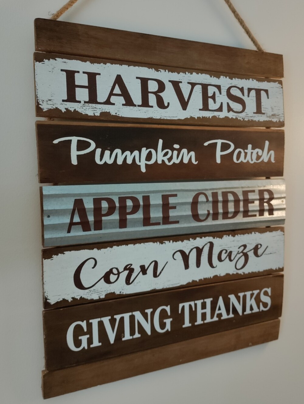 Fall Wood Sign Harvest Rustic - Picture 4 of 11
